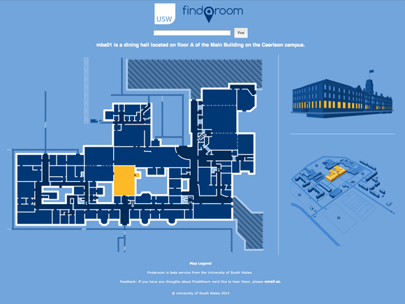 FindARoom: Main Building, Caerleon