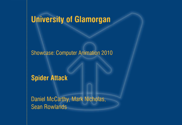 Glamorgan Student Showcase title screen