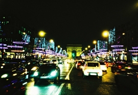 Traffic, Avenue des Champs-Élysées, Paris